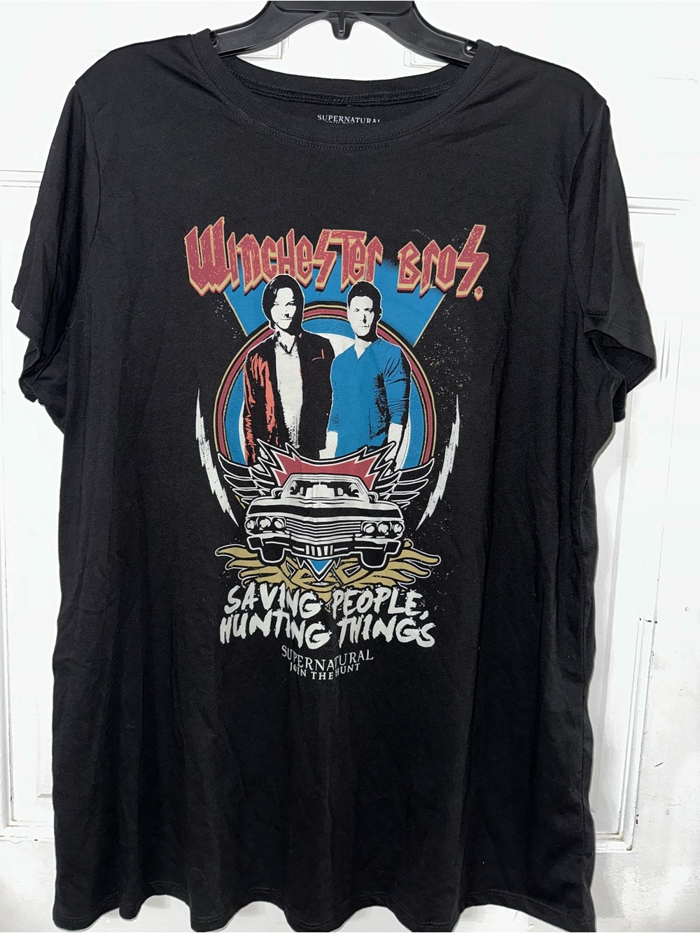 Winchester Bros. Supernatural Black Graphic Tee Size 1 Torrid